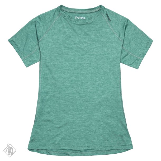  NRS I Womens Silkweight Short-Sleeve Shirt Seafoam