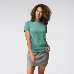  NRS I Womens Silkweight Short-Sleeve Shirt Seafoam