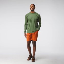 NRS I Mens Silkweight Long-Sleeve Shirt Pineneedle