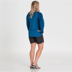 NRS I Womens Silkweight Long-Sleeve Shirt Poseidon