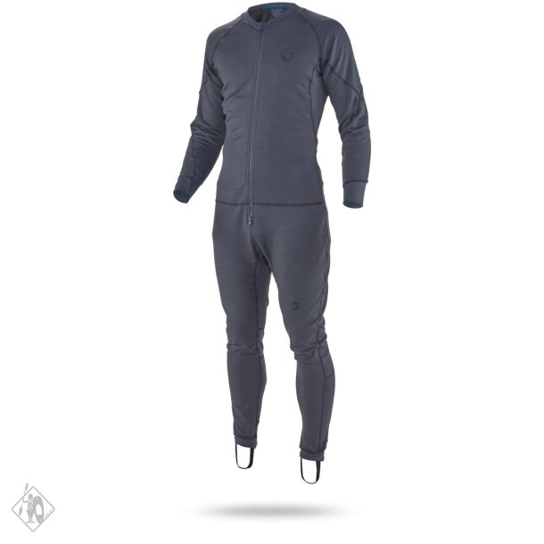 NRS Men's Expedition Weight Union Suit - Dark Shadow | Heldragt i Fleece til Havkajak