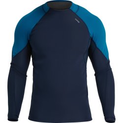NRS I Men�s HydroSkin 0.5 Long-Sleeve Shirt Navy/Mykonos