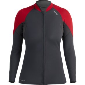 NRS I Womens HydroSkin 0.5 Jacket Graphite/Salsa
