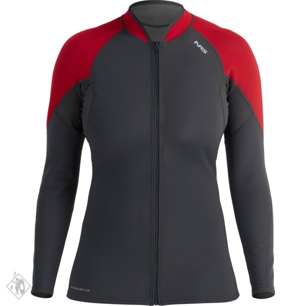 NRS I Womens HydroSkin 0.5 Jacket Graphite/Salsa