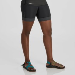 NRS I Womens HydroSkin 0.5 Short Black/Graphite