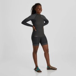 NRS I Womens HydroSkin 0.5 Short Black/Graphite