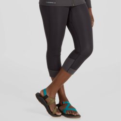 NRSI Womens HydroSkin 0.5 Capri Black/Graphite