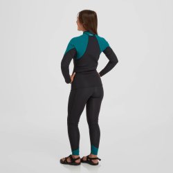 NRS | WOMENs HYDROSKIN 1.5 JACKET BLACK/HARBOR