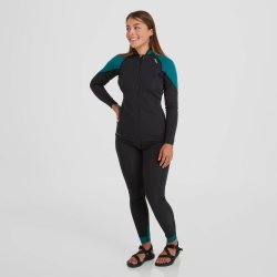 NRS | WOMENs HYDROSKIN 1.5 JACKET BLACK/HARBOR