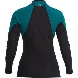 NRS | WOMENs HYDROSKIN 1.5 JACKET BLACK/HARBOR