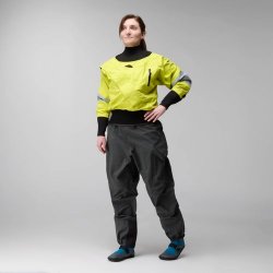 NRS I Women�s Axiom GORE-TEX Pro Dry Suit Chartreuse