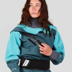  NRS | WOMENs AXIOM GTX DRY SUIT MEDITERRANEA/AQUA