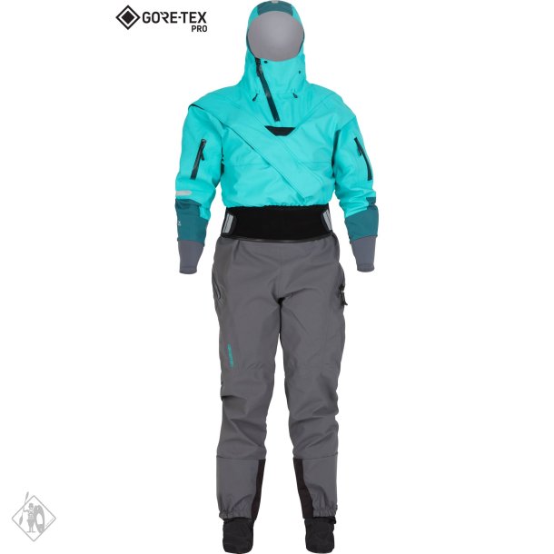  NRS | WOMENs NAVIGATOR GTX COMFORT-NECK DRYSUIT AQUA