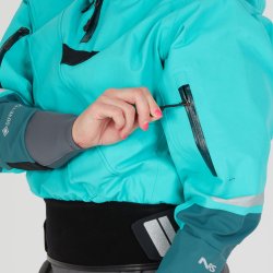  NRS | WOMENs NAVIGATOR GTX COMFORT-NECK DRYSUIT AQUA