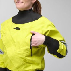 NRS I Women�s Axiom GORE-TEX Pro Dry Suit Chartreuse
