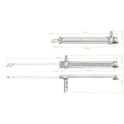 KAYAK GEAR Fodsystem til skeg