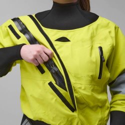 NRS I Women�s Axiom GORE-TEX Pro Dry Suit Chartreuse