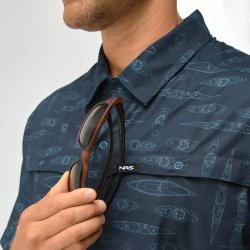 NRS I Men�s Gear Shirt Navy Kayak