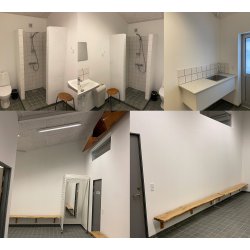 Overnat p� vores hyggelige telt- og shelterplads