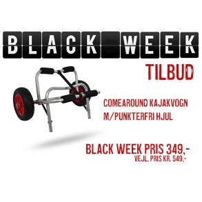 Black week TILBUD KAJAK FREAK  ComeAround Kajakvogn M/punkterfri hjul 