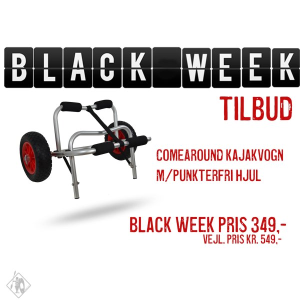 Black week TILBUD KAJAK FREAK  ComeAround Kajakvogn M/punkterfri hjul 