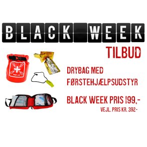 Black Week TILBUD Drybag med frstehjlpsudstyr