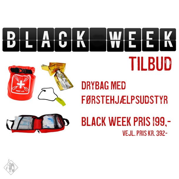 Black Week TILBUD Drybag med frstehjlpsudstyr