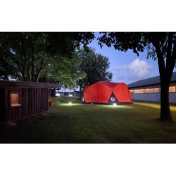 Overnat p vores hyggelige telt- og shelterplads