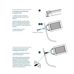 Kajak Sport Footrest 3 Aluminium