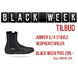 Black Week TILBUD Jumper 3/4 stvle | Neoprenstvler 