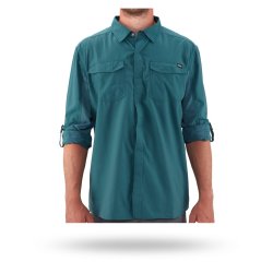 NRS Mens Guide Langrmet Skjorte, Atlantic