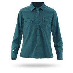 NRS Womens Guide Langrmet Skjorte, Atlantic