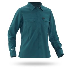 NRS Womens Guide Langrmet Skjorte, Atlantic