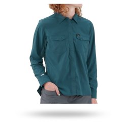 NRS Womens Guide Langrmet Skjorte, Atlantic