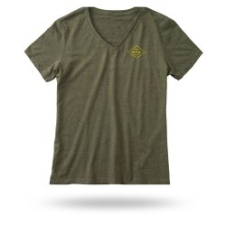 NRS Womens Flagship T-Shirt, Heathered Olive