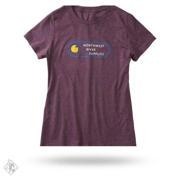 NRS Womens Retro T-Shirt | Aubergine