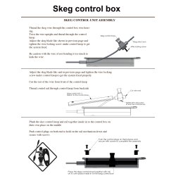 KAJAK SPORT Komplet finne til havkajak  (Med afdkning)