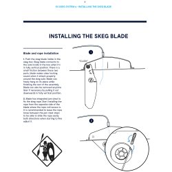 KAJAK SPORT Finne/Skeg-system 4  (uden afdkning)
