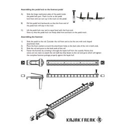 KAJAK SPORT Fodsystem