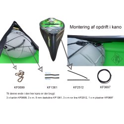 NRS Opdriftspose for kano | END FLOAT PAIR                                    