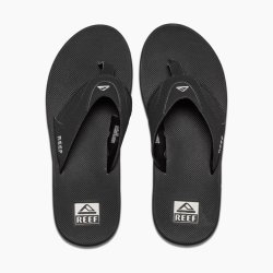 REEF | FANNING BLACK/SILVER MEN