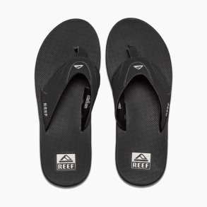 REEF | FANNING BLACK/SILVER MEN