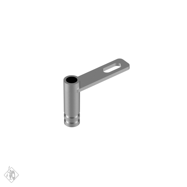 KAJAKSPORT | Rudder sleeve with flat bar, Aisi 316, bag