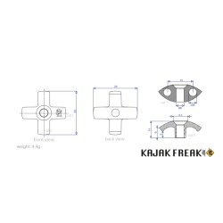 KAJAK FREAK Stare fitting