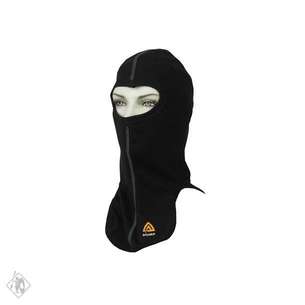 Aclima Warmwool Balaclawa UNISEX Black ONESIZE