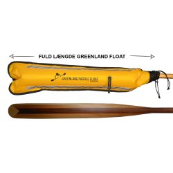  KAJAK FREAK Oppustelig flyder til Grnlandsre | Greenland Paddle Float Havkajak