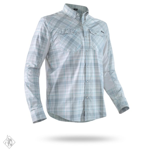 NRS Men Guide Long-Sleeve Shirt. Skjorte med lange rmer - light blue