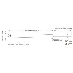 KAJAK FREAK Carbon 2-delt Grnlderre/pagaj