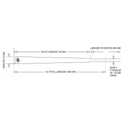 KAJAK FREAK Sea Narrow - Grnlandsre | Pagaj 