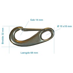 KAJAK FREAK Smooth karabin